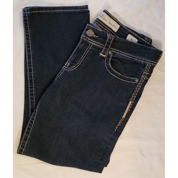 BKE Buckle ~ Women's Boot Stretch ~ Dakota Dark Wash Embroidered ~ Sz 29 - Picture 7 of 15